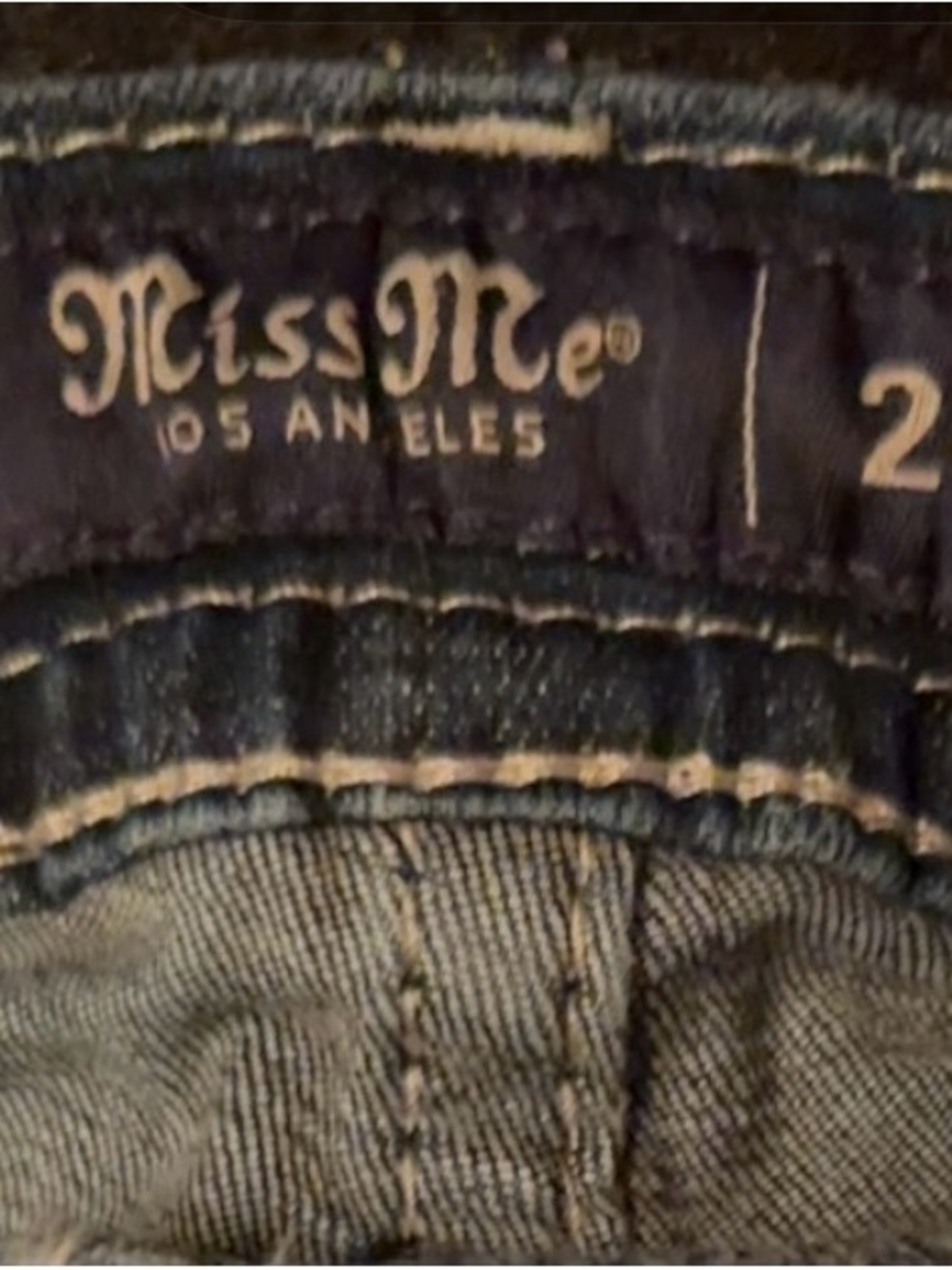 Miss me Women’s Dark Blue Bootcut Jeans - Classic Style - Picture 4 of 5
